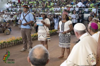 Discorsi del Santo Padre dove menziona l'Amazzonia Discorsi del Santo Padre dove menziona l'Amazzonia